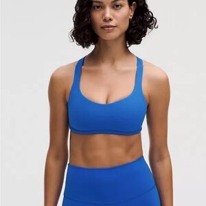 lululemon athletica Blue Scoop Sports Bra